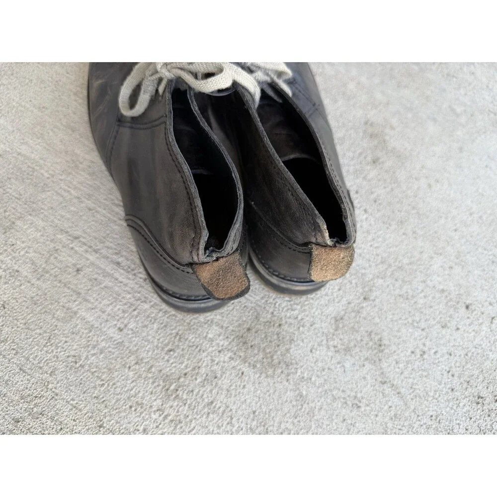 bed stu black leather boots size 10.5